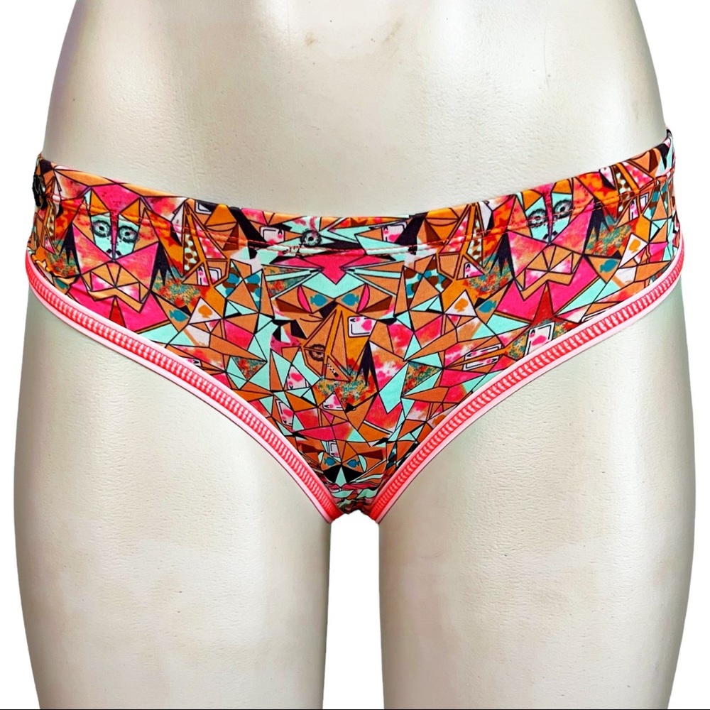 Maaji Multicolor Geometric Bikini Bottom